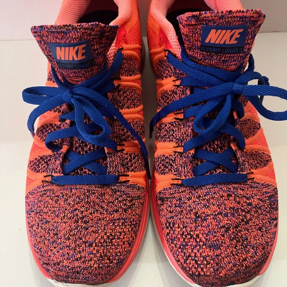 Nike Flyknit Lunar 2 Mango 620658-800 Women’s Sz. 8.5 - Picture 3 of 8